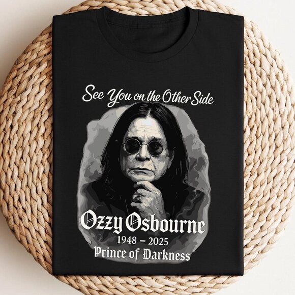 Olin D Tops - See You On The Other Side, RIP Ozzy Tshirt, Ozzy Osbourne Shirt, Heavy Metal 91
